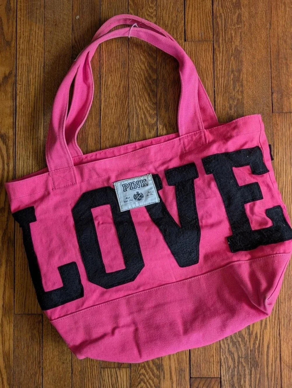 Y2k Pink Victoria's Secret Love Pink Tote Bag